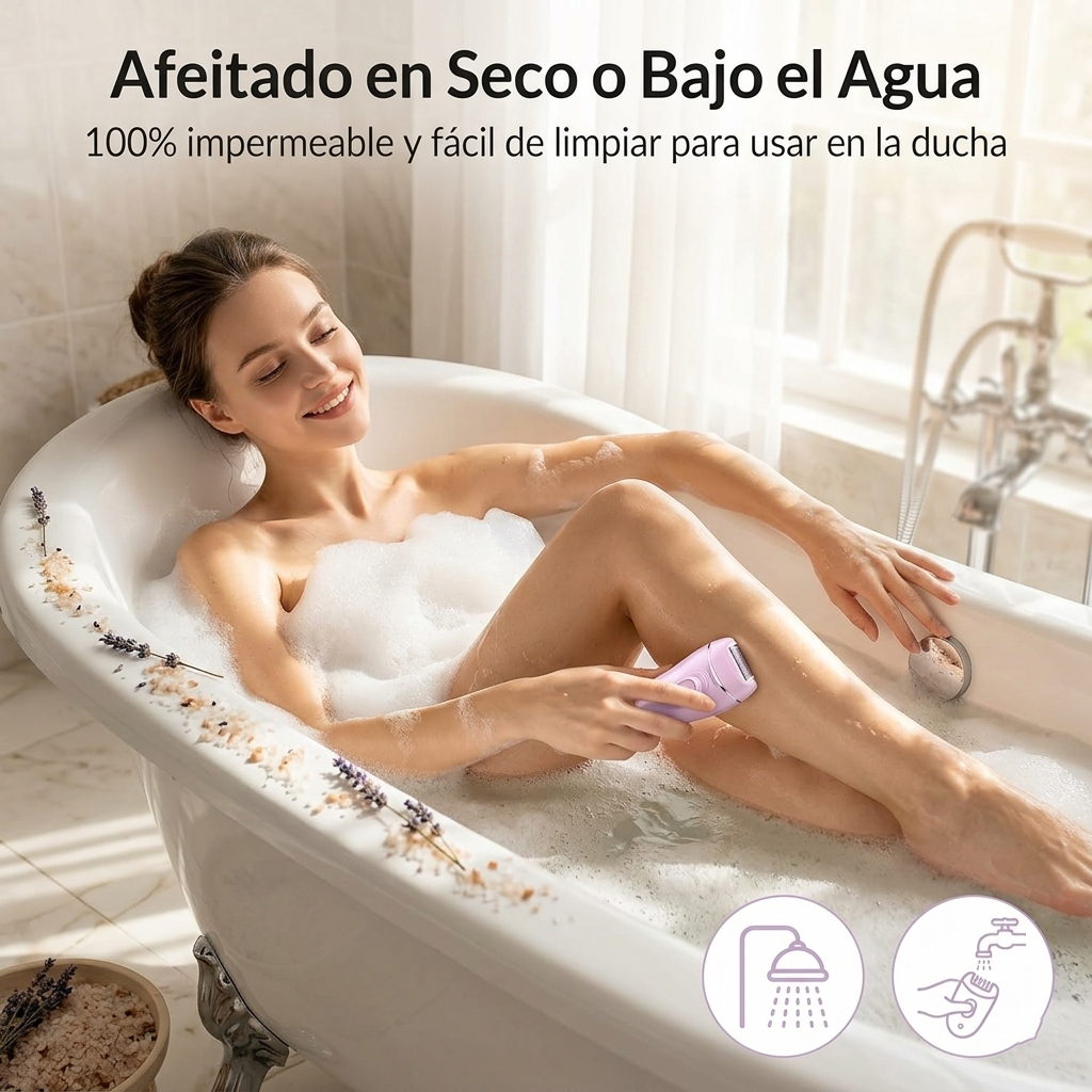 Depiladora Corporal Eléctrica 2 en 1