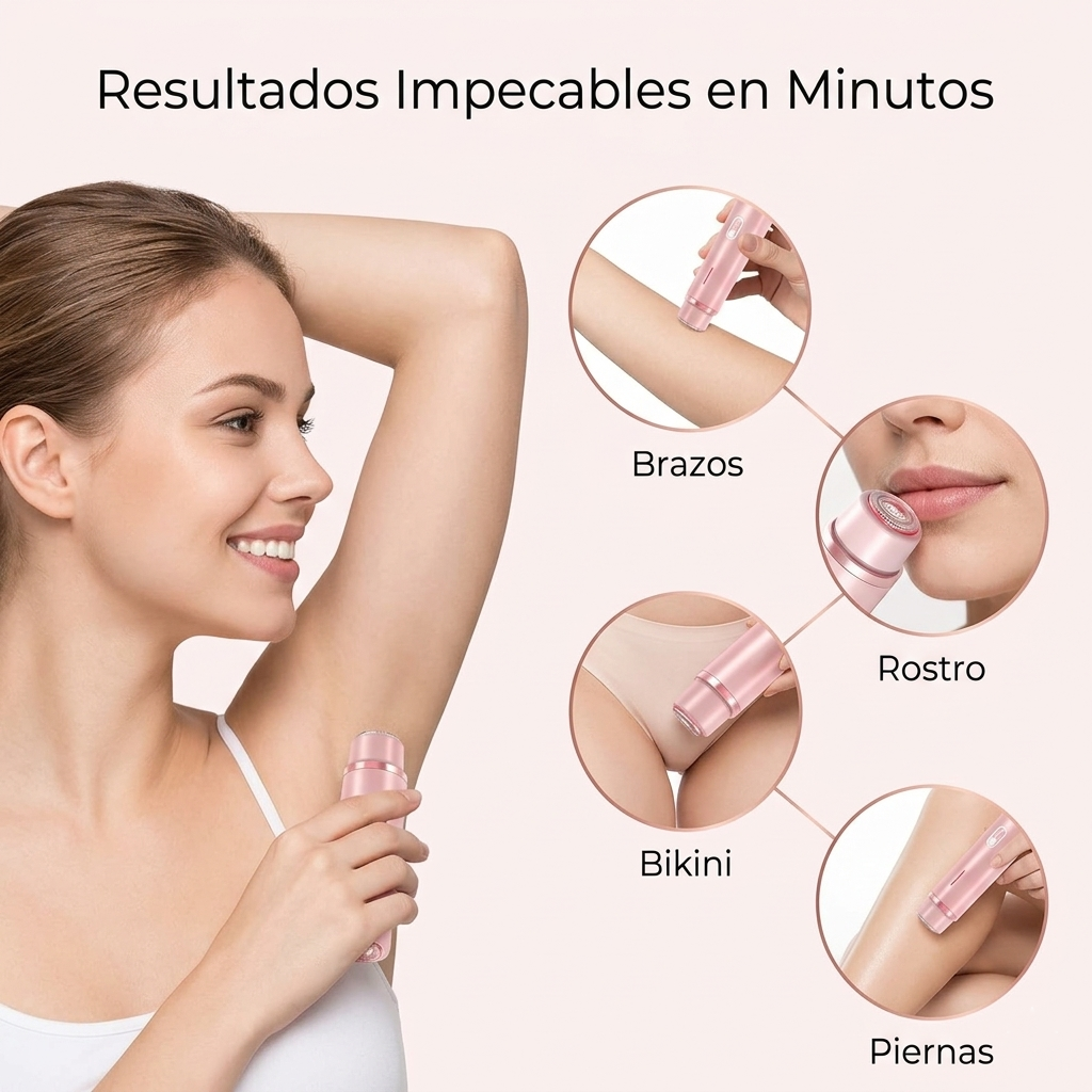 Depiladora Corporal Eléctrica 2 en 1